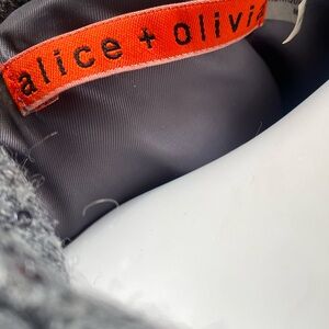 Alice + Olivia Gray Sparkle Vest